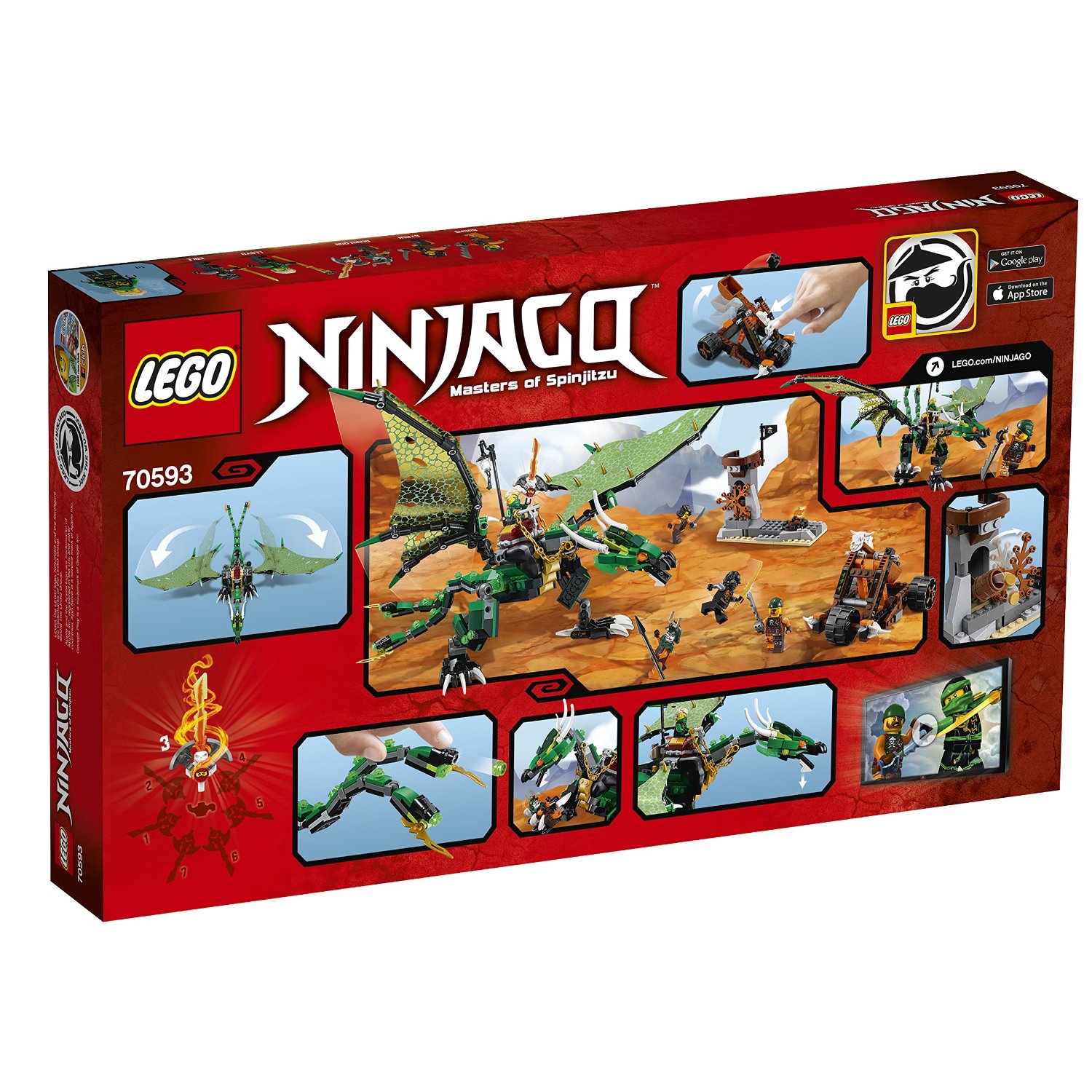 Lego Ninjago. Зелёный Дракон  